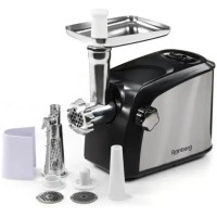 Електром'ясорубка Rainberg RB-673 A 3000 Вт з реверсом насадками для ковбаси та соковижималкою для томатів